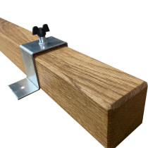 2 Stk. Tischplattenverlängerung Eiche für Ansteckplatten