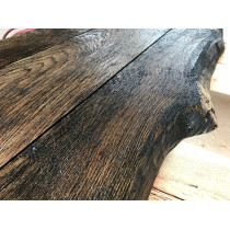Tischplatte, Bohlen Eigenbau, Eiche, Altholz-Stil, BLACK, STRUKUTRIERT, 150x80x3cm