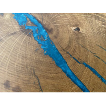 Eiche mit Epoxidharz, Treppenstufe, Trittstufe, Holzstufe, Baumkante, Massivholz, 90x28x4cm Eiche mit Epoxidharz, Treppenstufe, Trittstufe, Holzstufe, Baumkante, Massivholz, 90x28x4cm