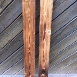 Neu im Sortiment: Geflammtes Holz für den Innenbereich