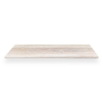 Deckplatte "Fineline" für IKEA Lowboard, glattkant, weiß geölt, Holzplatte, Maße wählbar