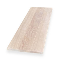 Deckplatte "Fineline" für IKEA Lowboard, glattkant, weiß geölt, Holzplatte, Maße wählbar