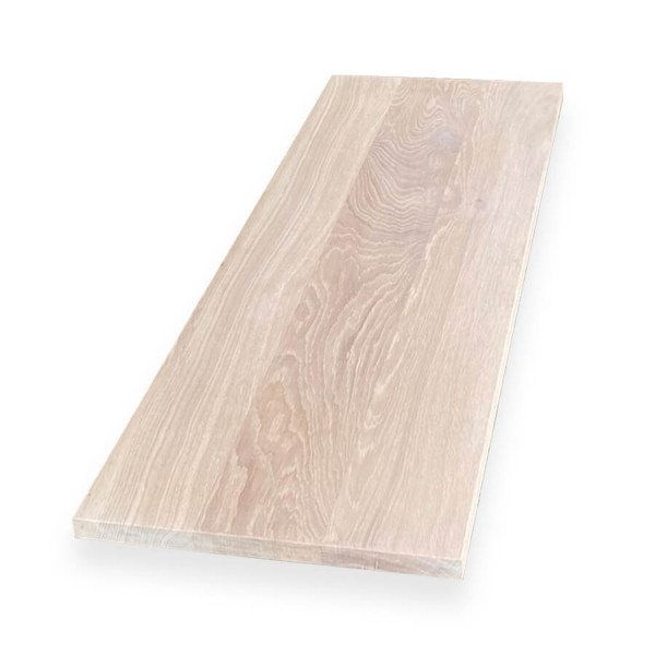 Deckplatte "Fineline" für IKEA Lowboard, glattkant, weiß geölt, Holzplatte, Maße wählbar