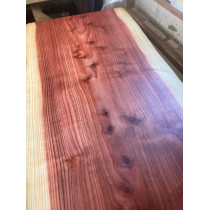 MAMMUTBAUM, Baumscheibe, Waschtisch, Tischplatte, einseitige Baumkante 100x50x5 cm - andere Maße möglich