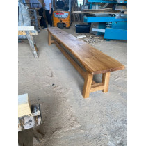 Eiche, Bank, 300 cm lang, 40 cm breit, geschliffen, geölt