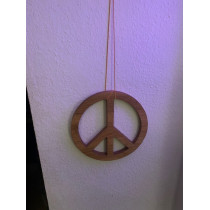 Holzdeko Peace-Zeichen aus Eiche gefräst - CNC - Eiche geölt 30 cm Durchmesser Holzdeko Peace-Zeichen aus Eiche gefräst - CNC - Eiche geölt 30 cm Durchmesser