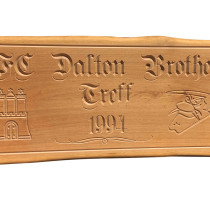 Holzschild mit individueller Gravur, Gartenschild, Firmenlogo, Türschild, Willkommensschild, Dekoschild, CNC gefräst