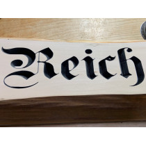 Holzschild mit individueller Gravur, Gartenschild, Firmenlogo, Türschild, Willkommensschild, Dekoschild, CNC gefräst