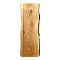 Holzschild mit individueller Gravur, Gartenschild, Firmenlogo, Türschild, Willkommensschild, Dekoschild, CNC gefräst