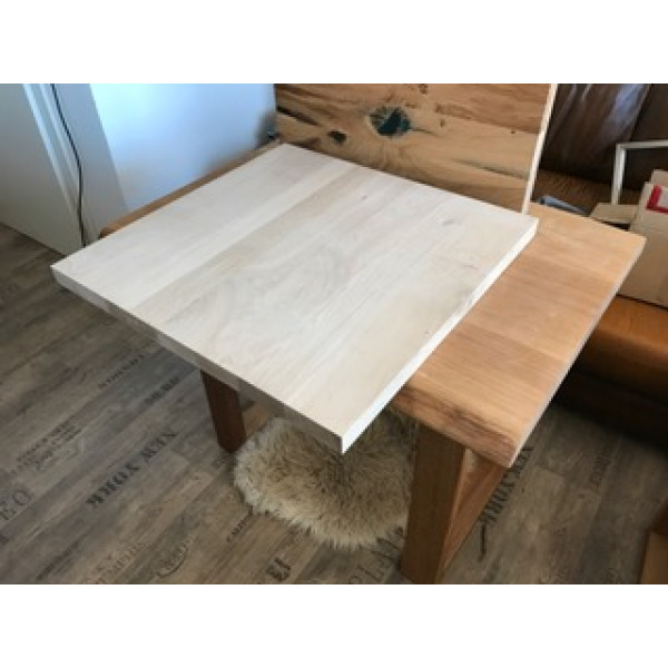 Eiche, Tischplatte, verleimt, Küchentisch, Kaffeetisch, Coffeetable, Bar, 70x70x3,5cm