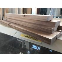 3 Stück, Eiche, Leiste, Kantholz, 100x6x4cm, vierseitig gehobelt, naturbelassen