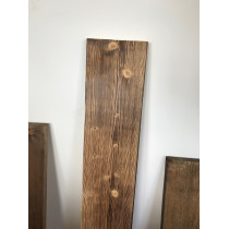 Altholz-Stil, Gerüstbohle, Fichte, strukturiert und geflammt, 100x20x4cm