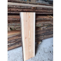 Baumscheibe, Brett, Bohle, rustikal, unbesäumt/gerade Lärche, Massivholz 120x20x2,5cm