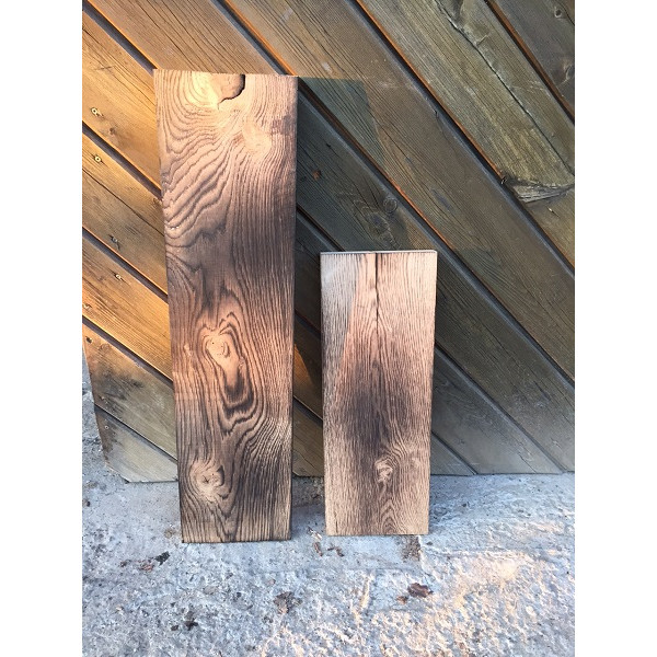 Brett, Bohle, rustikal, Tisch, Tischplatte, Eiche, geflammt, DIY, Vollholz, 170x30x3cm