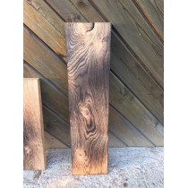 Brett, Bohle, rustikal, Tisch, Tischplatte, Eiche, geflammt, DIY, Vollholz, 170x30x3cm
