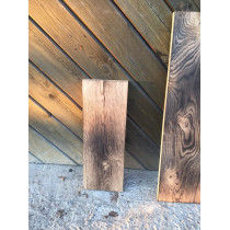Brett, Bohle, rustikal, Tisch, Tischplatte, Eiche, geflammt, DIY, Vollholz, 170x30x3cm