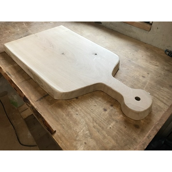 Schneidebrett, Küchenblock, Koch, Chef, Gastro, Schneideblock, Fleischbrett, Eiche 60x30x3cm