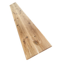 Deckplatte Wildeiche für IKEA Lowboard, rustikal, glattkant, geölt, Holzplatte, Maße wählbar