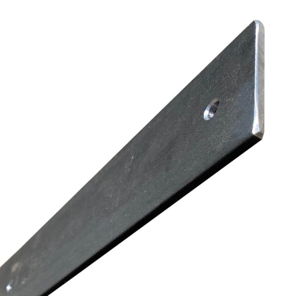 Rohstahl Leiste, Flachverbinder, Tischplattenverbinder, vorgebohrt, wählbare Länge