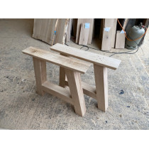 2 Stück Eiche Tischgestell, Tischbein, A-Form, Kufengestell, 72x76 cm 2 Stück Eiche Tischgestell, Tischbein, A-Form, Kufengestell, 72x76 cm