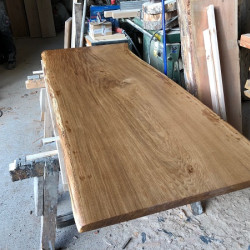 Neu im Programm: Vollholz-Tischplatten aus Eiche bis 110 cm Breite!