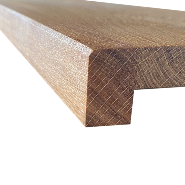 Fensterbank, Renovierungsstufe, Sanierung, Eiche mit Anleimer, 20 mm stark, geschliffen, geölt