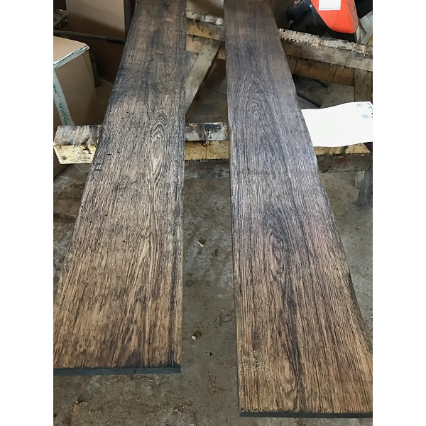 Altholz-Stil, rustikal, antik, Balken, Bohle, Eiche, strukturiert, geölt, Massivholz, 100x20x3,5cm