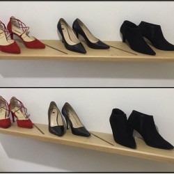 Kundenprojekt: Schuhregal aus Eichenbohlen!
